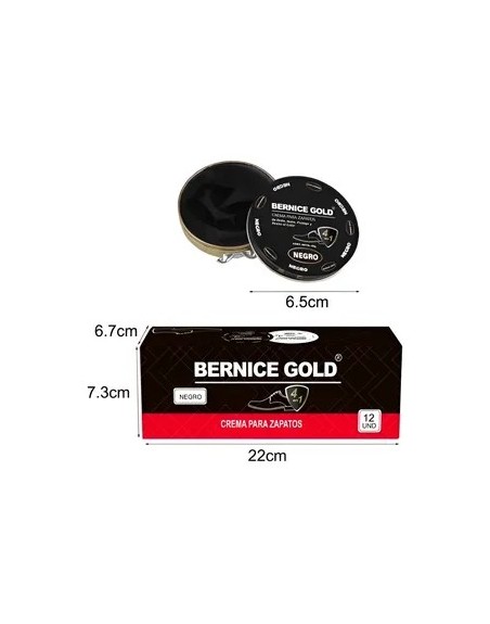 BERNICE CREMA DE ZAPATOS NEGRA