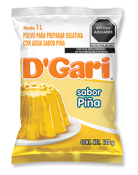 SABORES VILORIA GELATINA PIÑA 75G