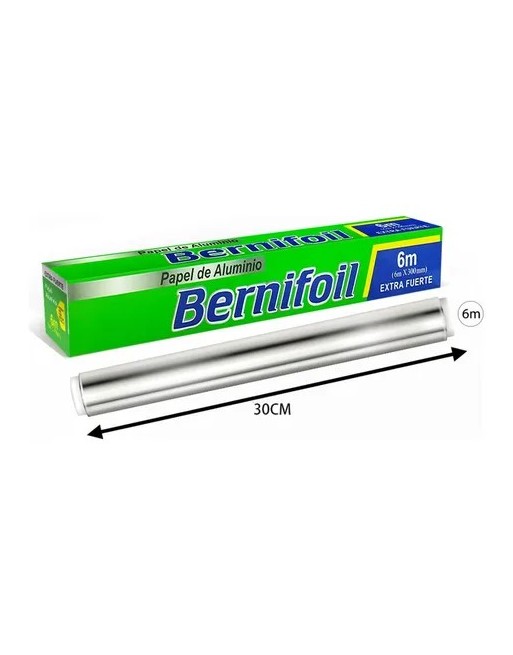 BERNIFOIL PAPEL ALUMINIO 6MT