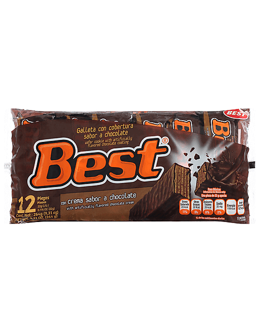 BEST WAFWE COOKIE SABOR A CHOCOLATE  12PAQT