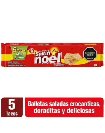 SALTIN NOEL GALLETA 5 TACOS 441G