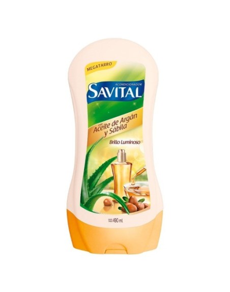 SAVITAL ACONDICIONADOR  ACEITE DE ARGAN  490ML