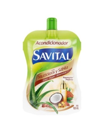 SAVITAL ACONDICIONADOR MULTIOLEOS Y SABILA 100ML