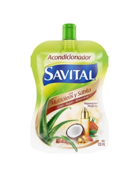 SAVITAL ACONDICIONADOR MULTIOLEOS Y SABILA 100ML