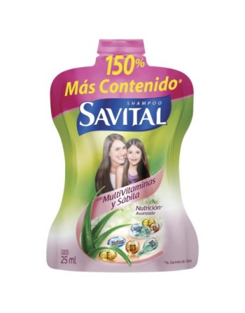 SAVITAL SHAMPO 25ML SOBRE