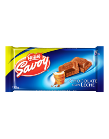 SAVOY CHOCOLATE LECHE 130G