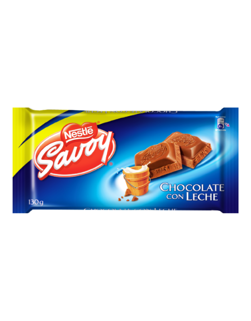 SAVOY CHOCOLATE LECHE 130G