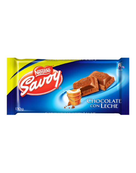 SAVOY CHOCOLATE LECHE 130G