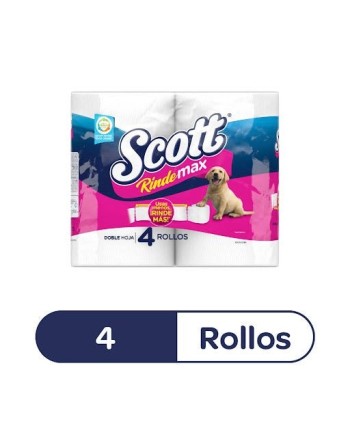 SCOOT RINDEMAX 4 ROLLOS