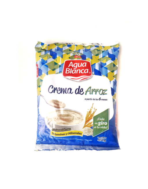 AGUA BLANCA CREMA DE ARROZ 450G