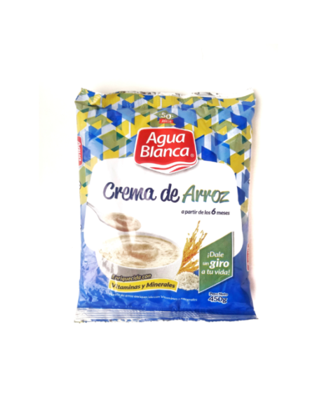 AGUA BLANCA CREMA DE ARROZ 450G