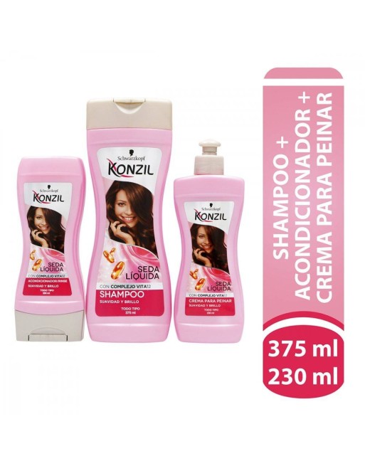 SHWARZKOPF KONZIL SHAMPO ,ACONDICIONADOR Y CREMA PEINAR
