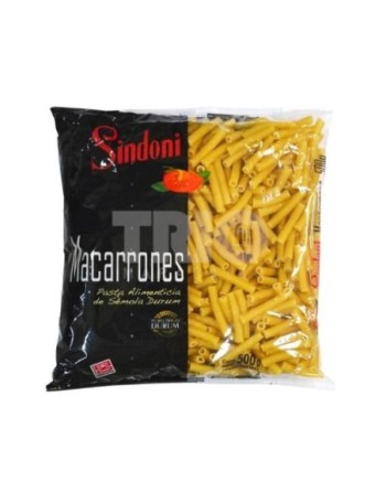 SINDONI MACARRONES PASTA CORTA 500G