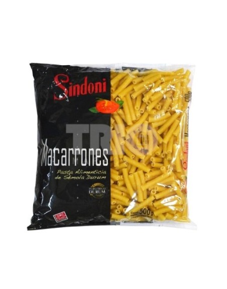 SINDONI MACARRONES PASTA CORTA 500G