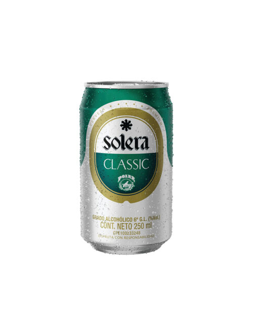 SOLERA CLASSIC LATA VERDE 250ML