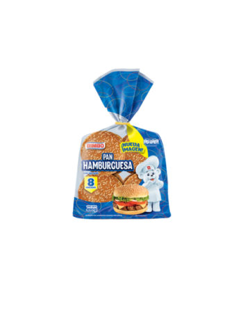 BIMBO PAN HAMBURGUESA AJONJOLI X8