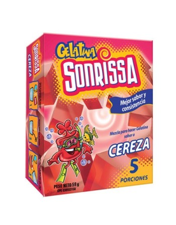 SONRISSA GELATINA CEREZA 66G