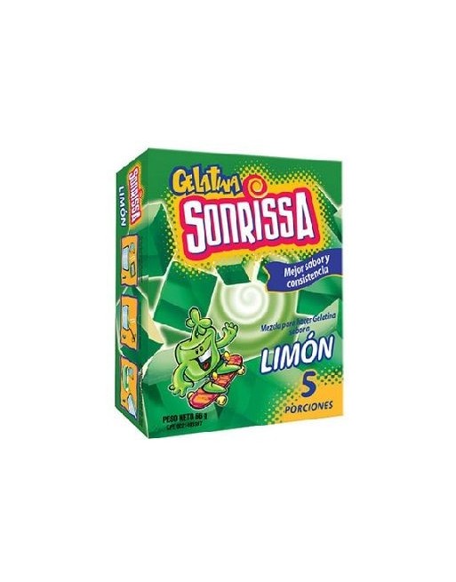 SONRISSA GELATINA LIMON 66G
