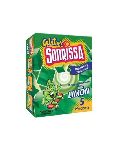 SONRISSA GELATINA LIMON 66G