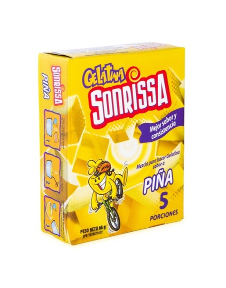 SONRISSA GELATINA PIÑA 66G