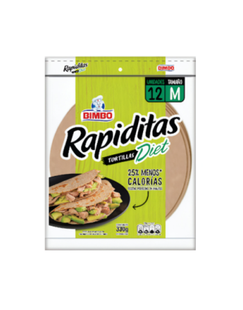 BIMBO RAPIDITAS TORTILLAS DIET 330G