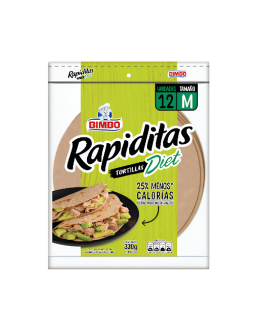 BIMBO RAPIDITAS TORTILLAS DIET 330G