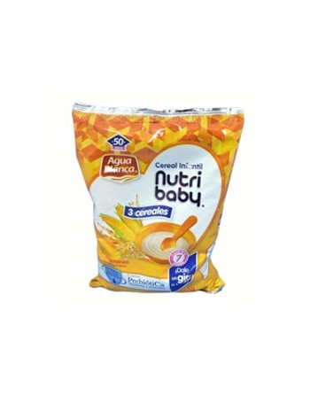 AGUA BLANCA NUTRI BABY 3 CEREALES 500G