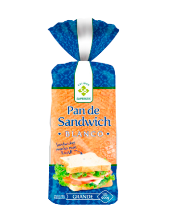 SUPER PAN  DE SANDWICH BLANCO 850G