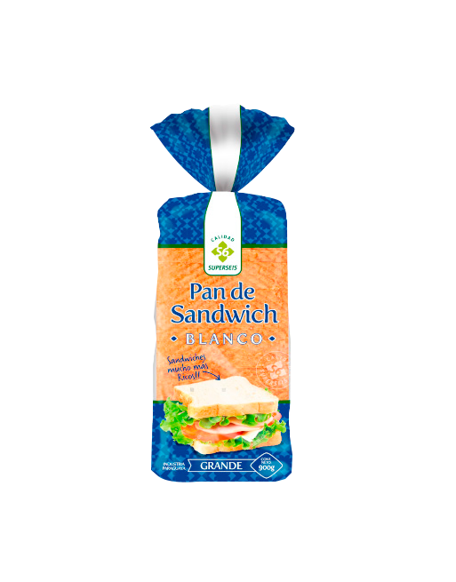 SUPER PAN  DE SANDWICH BLANCO 850G