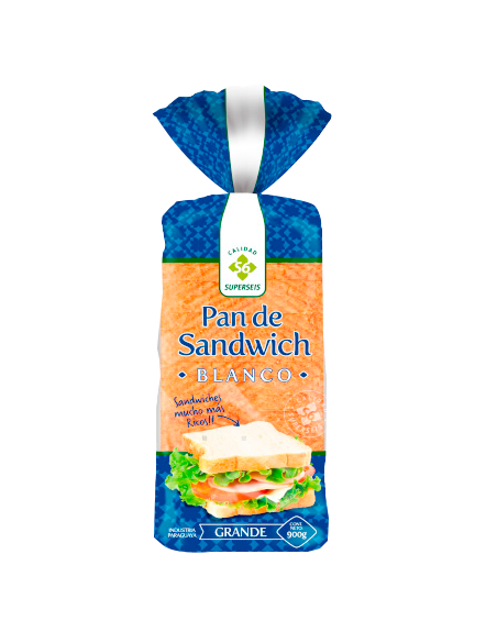 SUPER PAN  DE SANDWICH BLANCO 850G