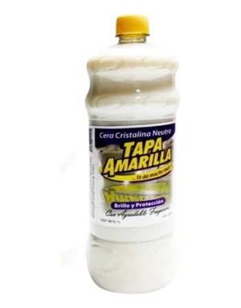 TAPA AMARILLA CERA 1L