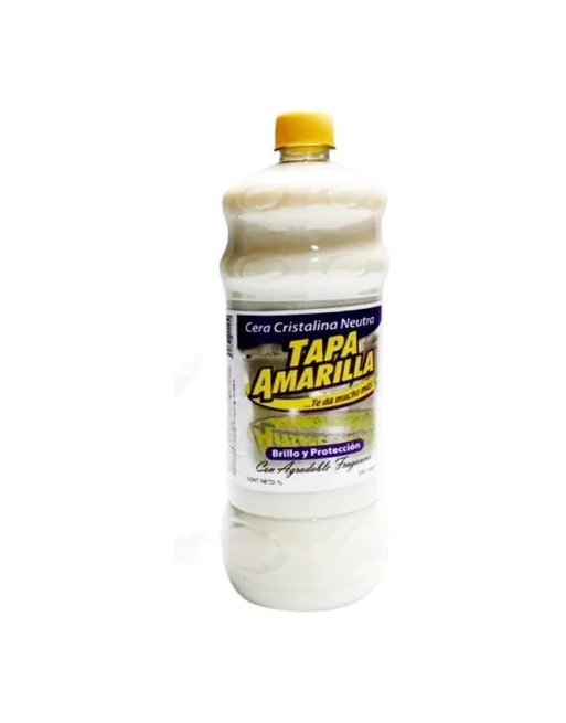 TAPA AMARILLA CERA 1L