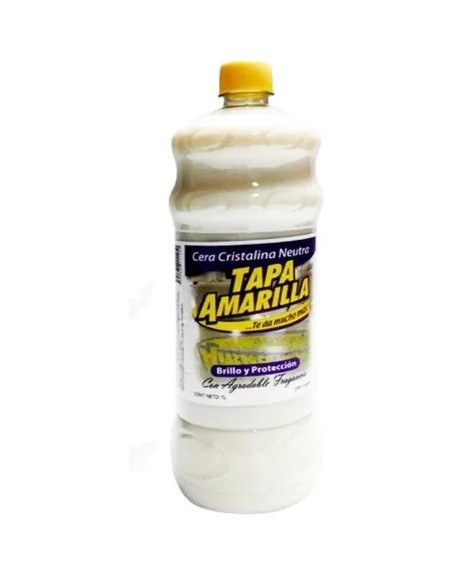 TAPA AMARILLA CERA 1L