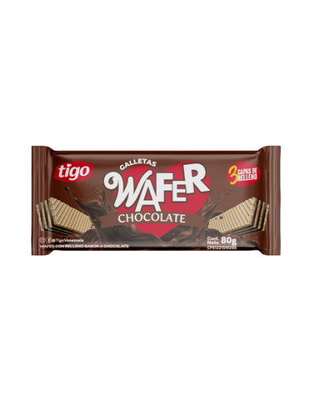 TIGO CHOCO GALLETAS RELLENA DE GALLETA 80G