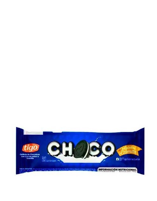 TIGO CHOCO GALLETAS RELLENA DE VAINILLA 80G
