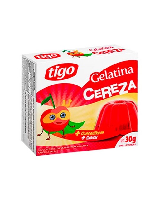 TIGO GELATINA DE CEREZA 30G