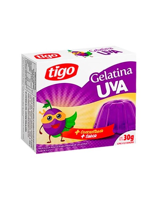 TIGO GELATINA DE UVA 30G