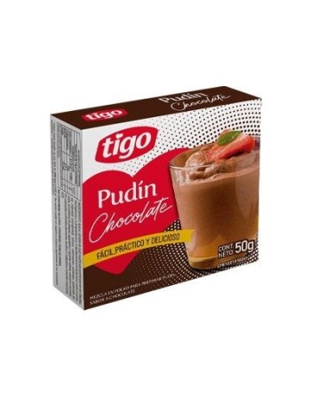 TIGO PUDIN DE CHOCOLATE 50G