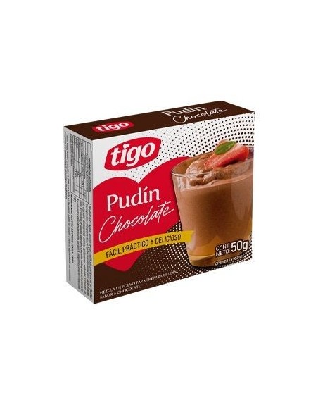 TIGO PUDIN DE CHOCOLATE 50G