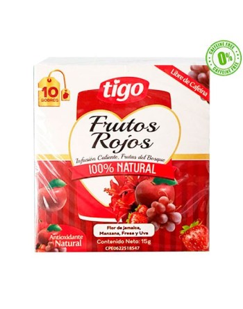 TIGO TE FRUTOS ROJOS 15G