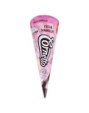 TIO RICO CORNETTO FRESA VAINILLA 77G HELADOS