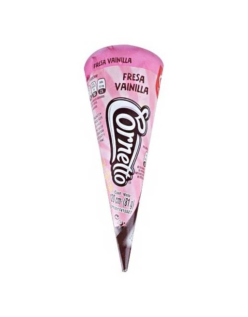 TIO RICO CORNETTO FRESA VAINILLA 77G HELADOS