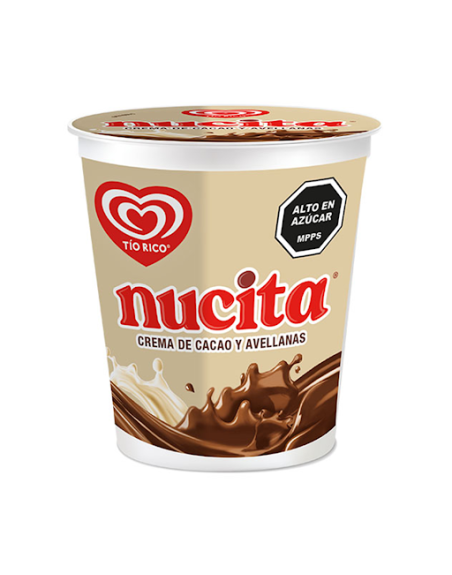 TIO RICO NUCITA HELADO D CREMA DE CACAO Y AVELLANAS 150ML