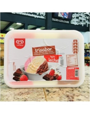 TIO RICO TRISABOR BANDEJA 2L HELADOS