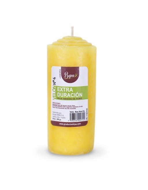 BIPA VELON AMARILLO NRO 4