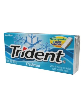 TRIDENT CHICLETS MENTA X 18UND CAJA