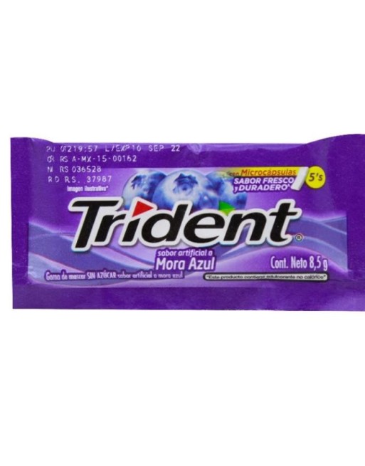 TRIDENT MORA AZUL 8.5G