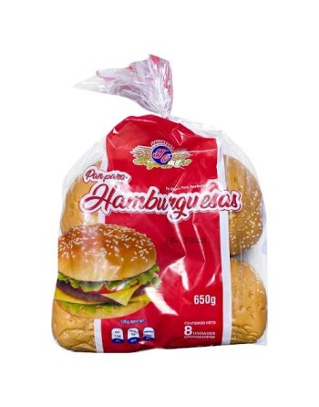 TRIGO DE ORO PAN HAMBURGUESA X8 650G
