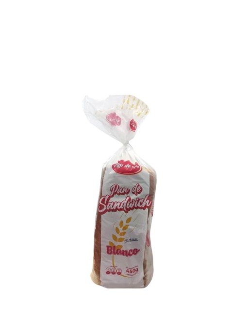 TRIGO DE ORO PAN SANDWI 450G