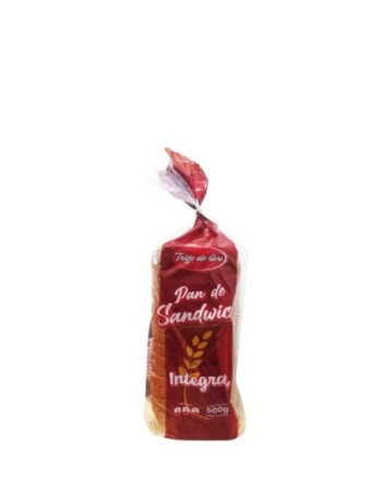 TRIGO DE ORO PAN SANDWICH INTEGRAL 500G